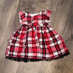 Carter's Red and Black Plaid Dress